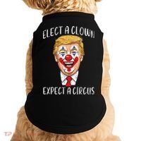 Protest Elect Clown Expect Circus Funny Resist Women Doggie Tank thumb 0