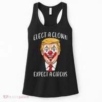 Protest Elect Clown Expect Circus Funny Resist Women Women's Tank Top thumb 0