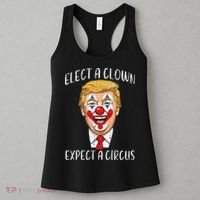 Protest Elect Clown Expect Circus Funny Resist Women Women's Tank Top thumb 3
