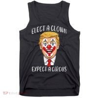 Protest Elect Clown Expect Circus Funny Resist Women Tank Top thumb 0