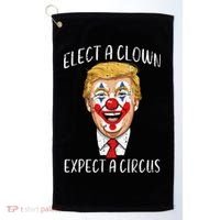 Protest Elect Clown Expect Circus Funny Resist Women Golf Towel thumb 0