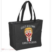 Protest Elect Clown Expect Circus Funny Resist Women Tote Bag thumb 2