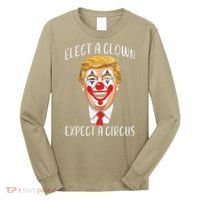 Protest Elect Clown Expect Circus Funny Resist Women Long Sleeve Shirt thumb 0