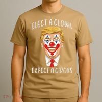 Protest Elect Clown Expect Circus Funny Resist Women T-Shirt thumb 3