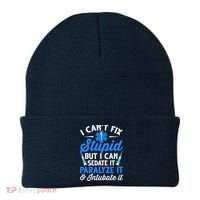 Paramedic EMT Can Sedate And Paralyze Stupid Funny EMS Beanie thumb 0