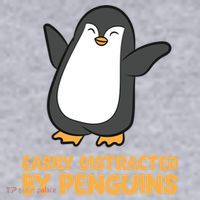 Penguin Easily Distracted By Penguins Gift Women's Sweatshirt thumb 2