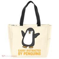 Penguin Easily Distracted By Penguins Gift Tote Bag thumb 0