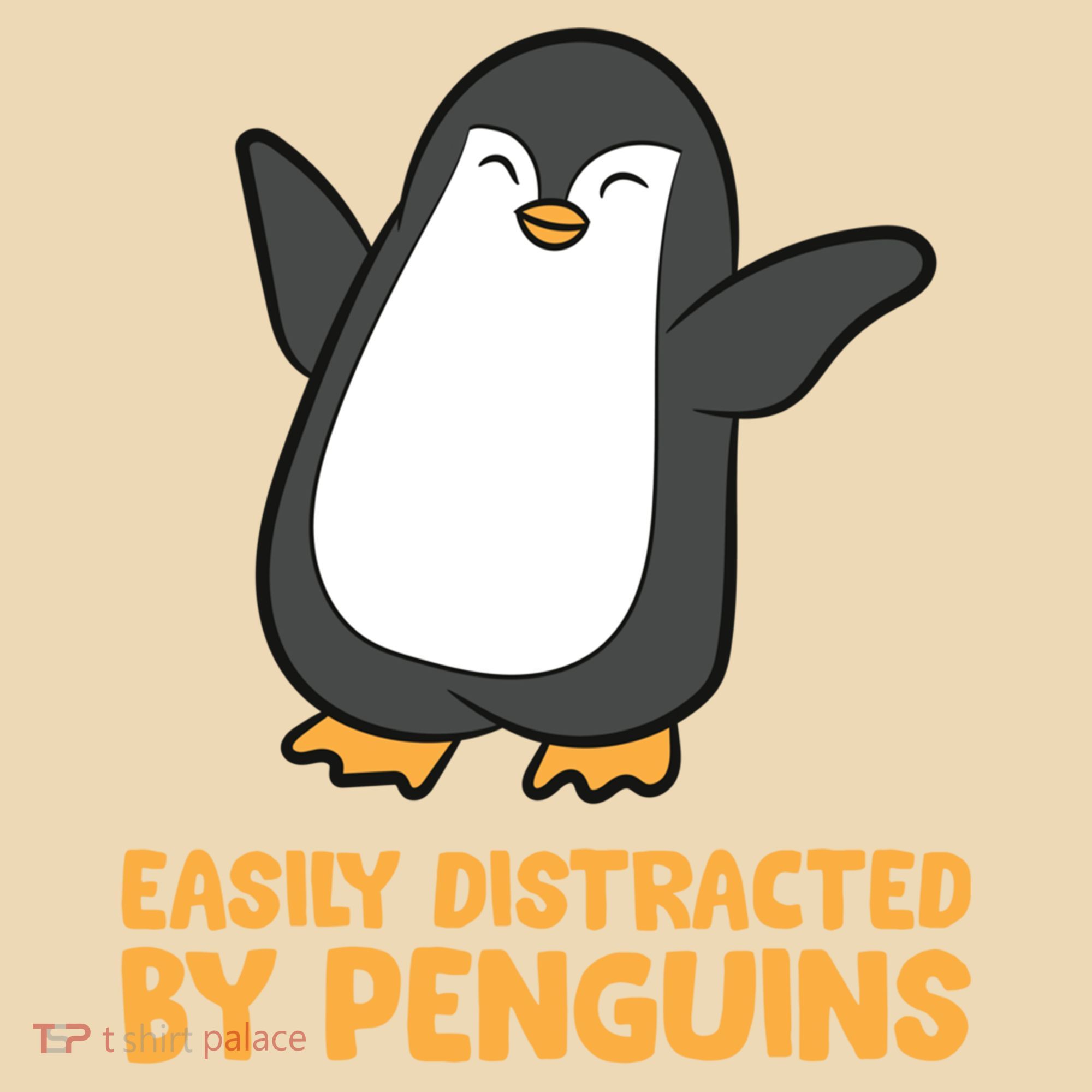 Penguin Easily Distracted By Penguins Gift Tote Bag
