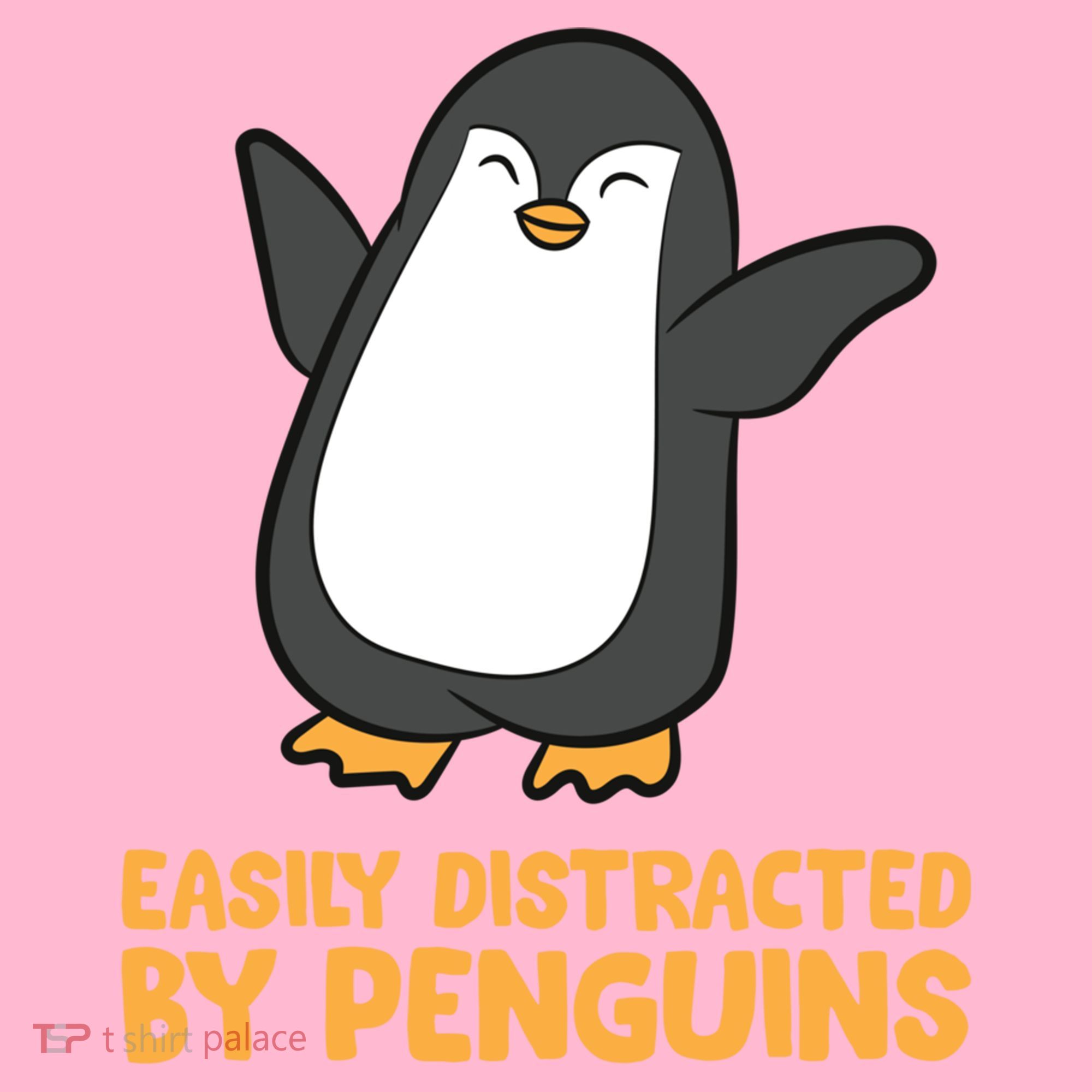 Penguin Easily Distracted By Penguins Gift Coaster