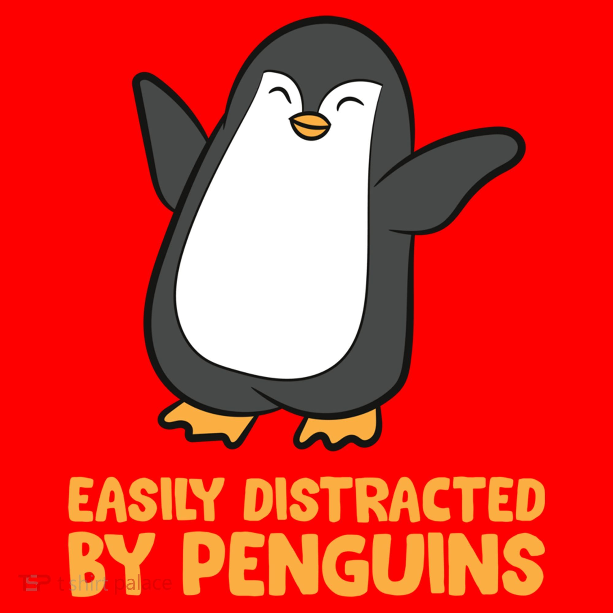 Penguin Easily Distracted By Penguins Gift Santa Hat