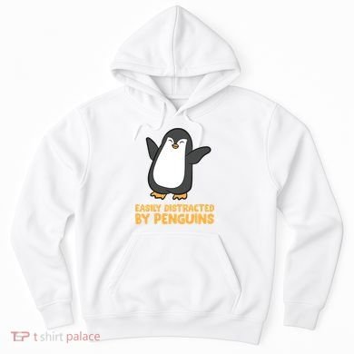 Penguin Easily Distracted By Penguins Gift Hoodie