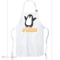 Penguin Easily Distracted By Penguins Gift Apron thumb 0