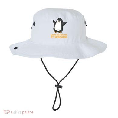 Penguin Easily Distracted By Penguins Gift Bucket Hat