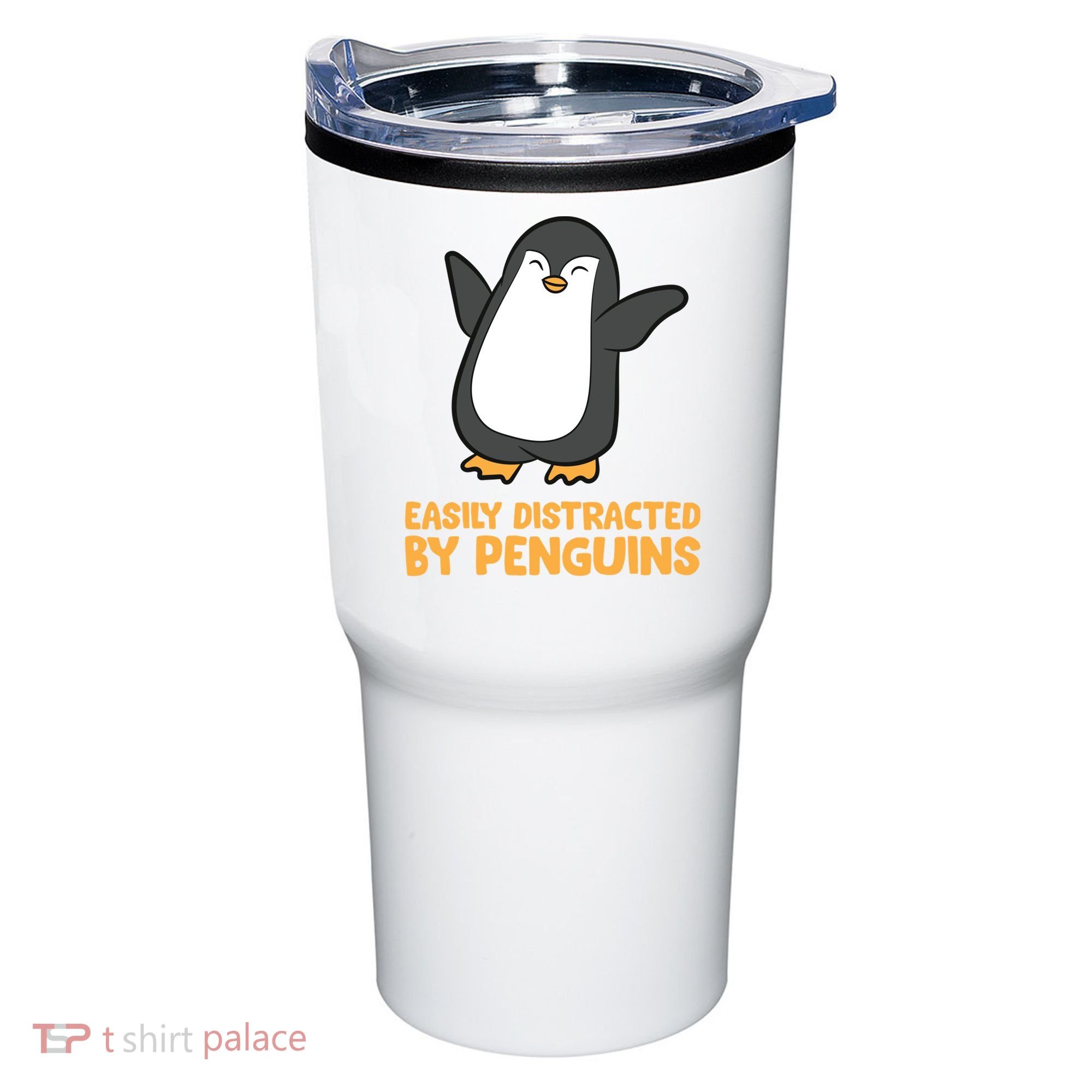Penguin Easily Distracted By Penguins Gift Tumbler