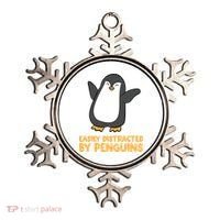 Penguin Easily Distracted By Penguins Gift Ornament thumb 0