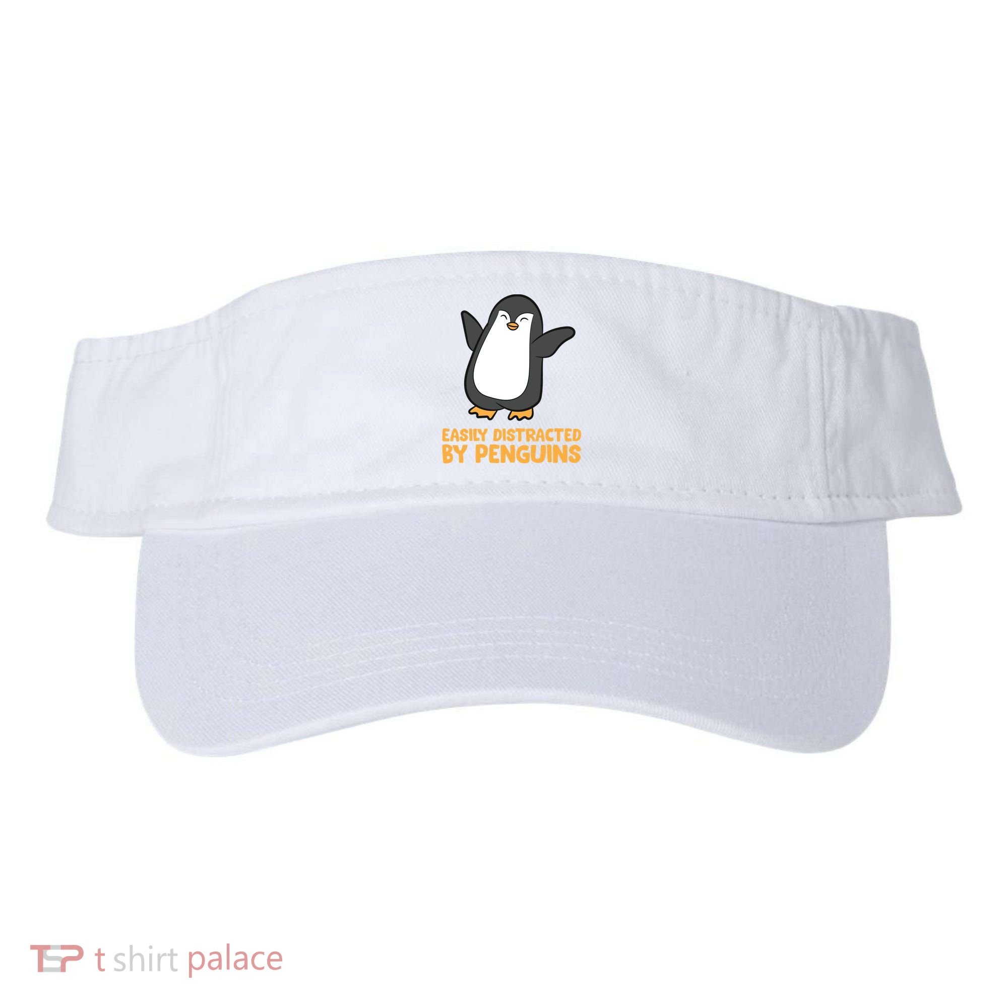 Penguin Easily Distracted By Penguins Gift Visor