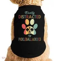 Pickleball Easily Distracted Doggie Tank thumb 0