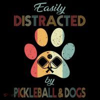 Pickleball Easily Distracted Coaster thumb 2
