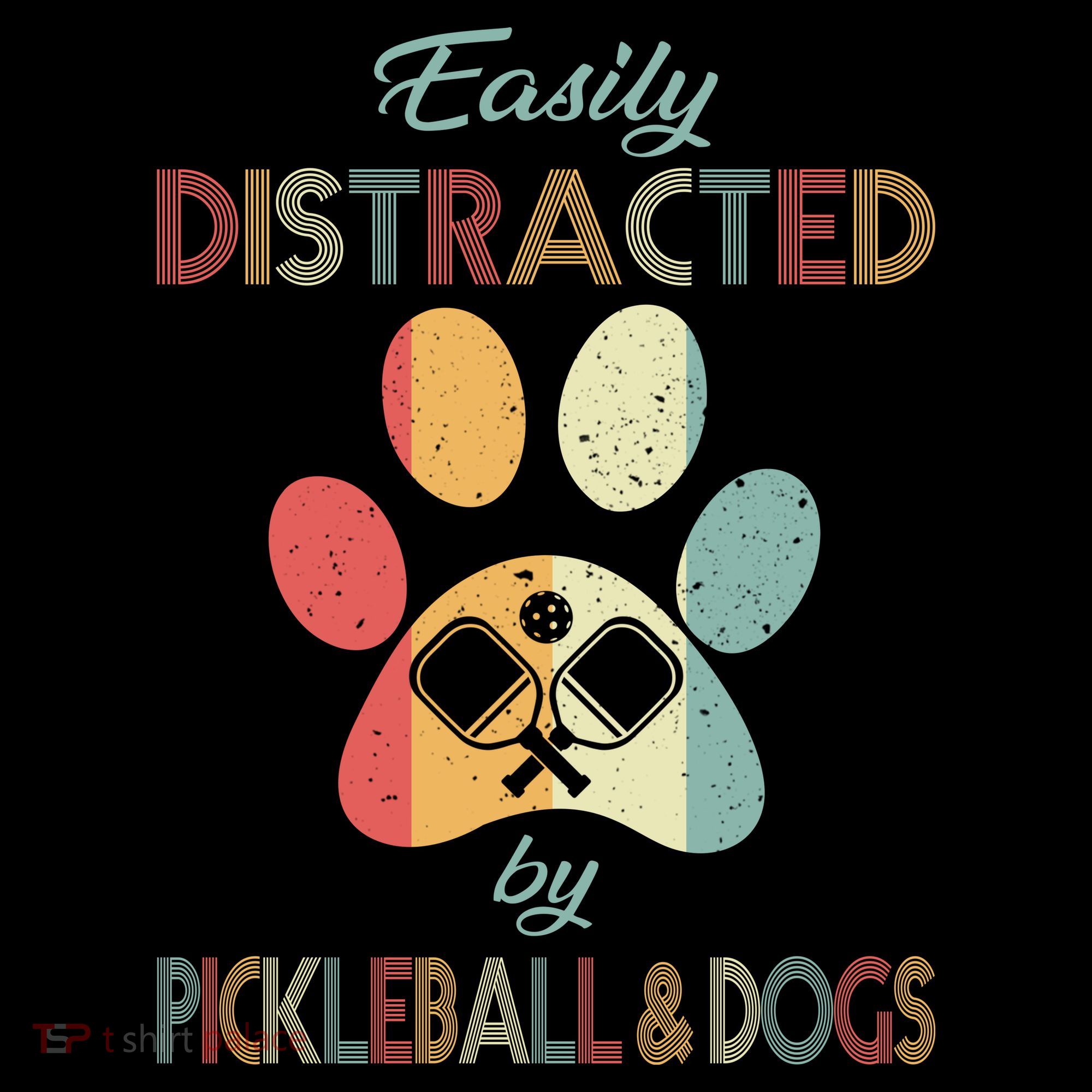 Pickleball Easily Distracted Coaster