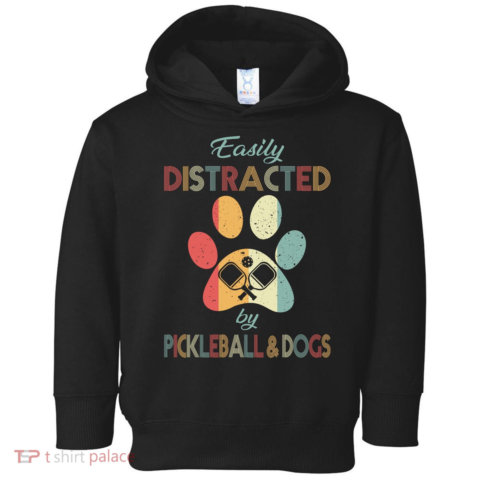 Pickleball Easily Distracted Toddler Hoodie