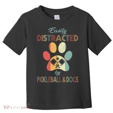 Pickleball Easily Distracted Toddler T-Shirt