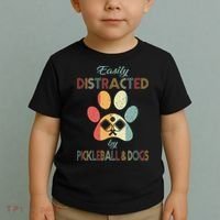 Pickleball Easily Distracted Toddler T-Shirt thumb 2