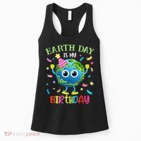 Pro Environment Earth Day is my Birthday Party Women's Tank Top thumb 0