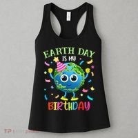 Pro Environment Earth Day is my Birthday Party Women's Tank Top thumb 3