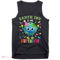 Pro Environment Earth Day is my Birthday Party Tank Top thumb 0
