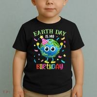 Pro Environment Earth Day is my Birthday Party Toddler T-Shirt thumb 2