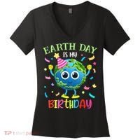 Pro Environment Earth Day is my Birthday Party Women's V-Neck T-Shirt thumb 0