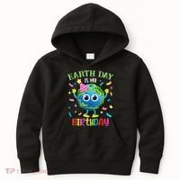 Pro Environment Earth Day is my Birthday Party Kids Hoodie thumb 0