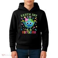 Pro Environment Earth Day is my Birthday Party Kids Hoodie thumb 4