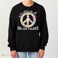 Peace Enough End Gun Violence Wear Orange Orange Shirt Day Women's Sweatshirt thumb 0
