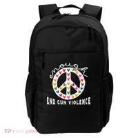 Peace Enough End Gun Violence Wear Orange Orange Shirt Day Backpack thumb 0