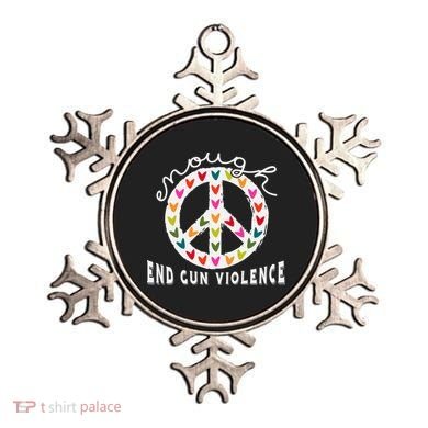 Peace Enough End Gun Violence Wear Orange Orange Shirt Day Ornament