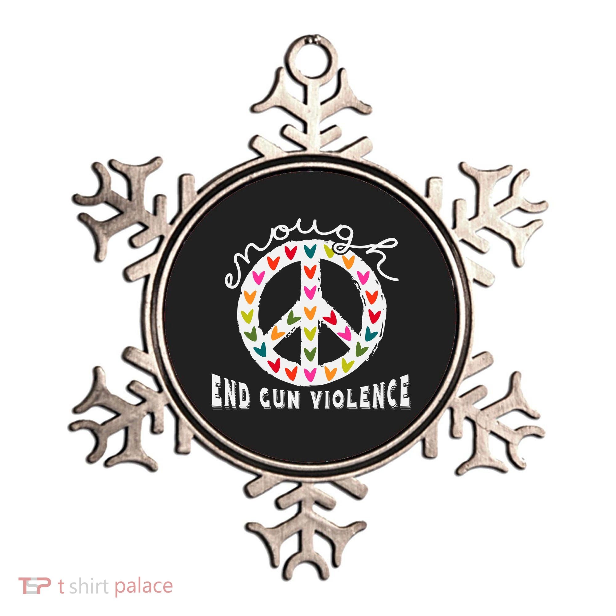 Peace Enough End Gun Violence Wear Orange Orange Shirt Day Ornament
