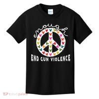 Peace Enough End Gun Violence Wear Orange Orange Shirt Day Kids T-Shirt thumb 0