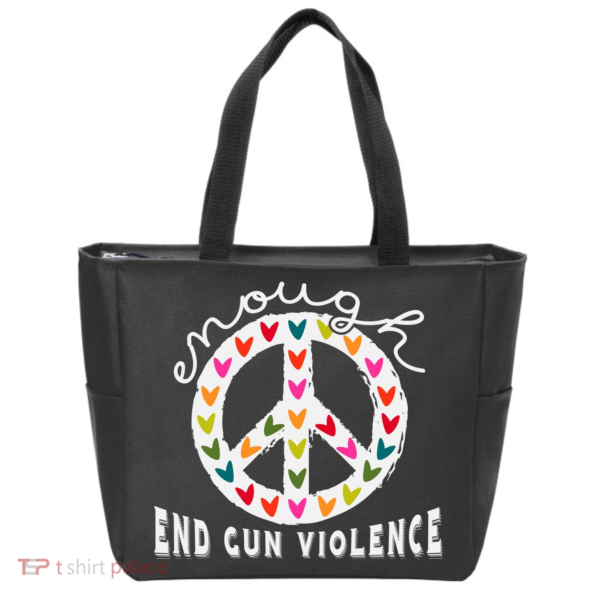 Peace Enough End Gun Violence Wear Orange Orange Shirt Day Tote Bag
