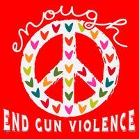 Peace Enough End Gun Violence Wear Orange Orange Shirt Day Santa Hat thumb 1
