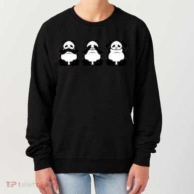 Peek A Boo Panda Women's Sweatshirt