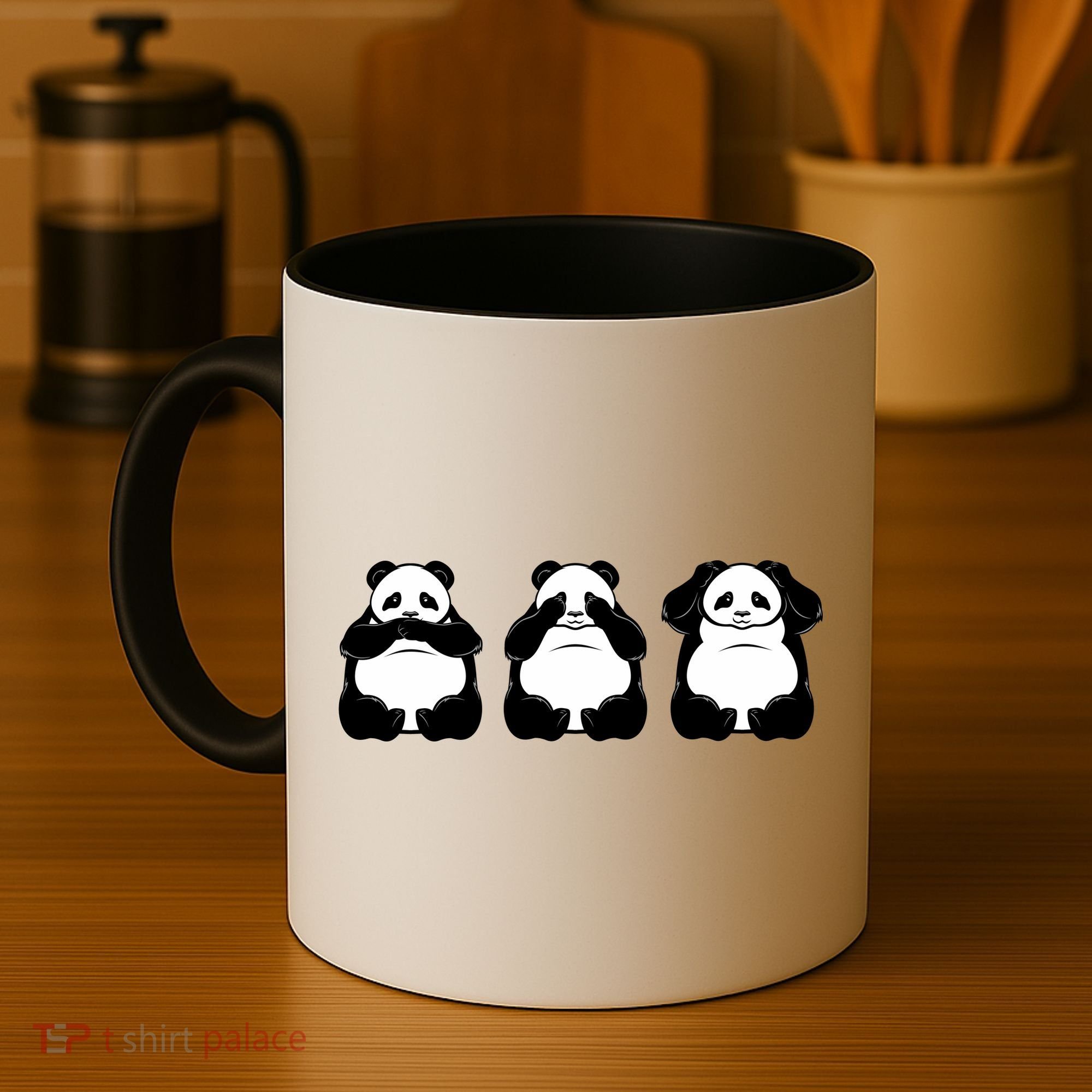 Peek A Boo Panda Coffee Mug
