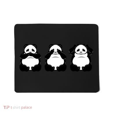 Peek A Boo Panda Mousepad