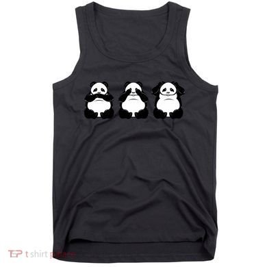 Peek A Boo Panda Tank Top