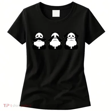 Peek A Boo Panda Women's T-Shirt