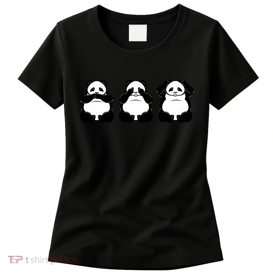 Peek A Boo Panda Women's T-Shirt