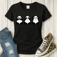 Peek A Boo Panda Women's T-Shirt thumb 3
