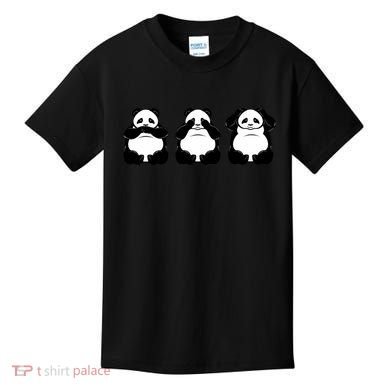Peek A Boo Panda Kids T-Shirt