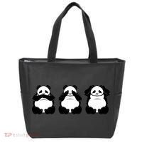 Peek A Boo Panda Tote Bag thumb 0