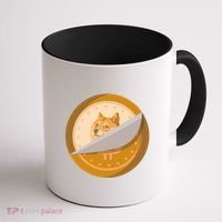 Peeled Off DogeCoin Coffee Mug thumb 1